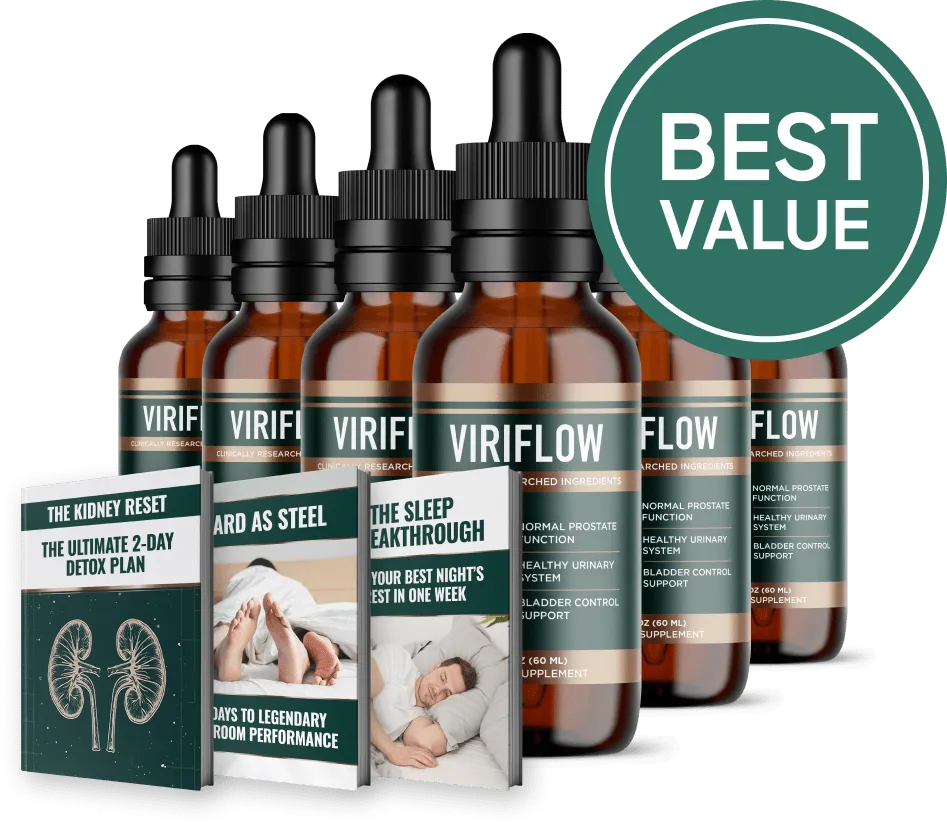 ViriFlow 6 Bottles — Official Website Natural Prostate & Urinary Support